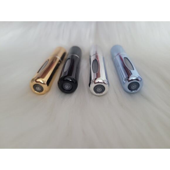 Four Refillable Portable Mini Travel 5ml Perfume Spray Scent Bottles-New - Picture 3 of 4